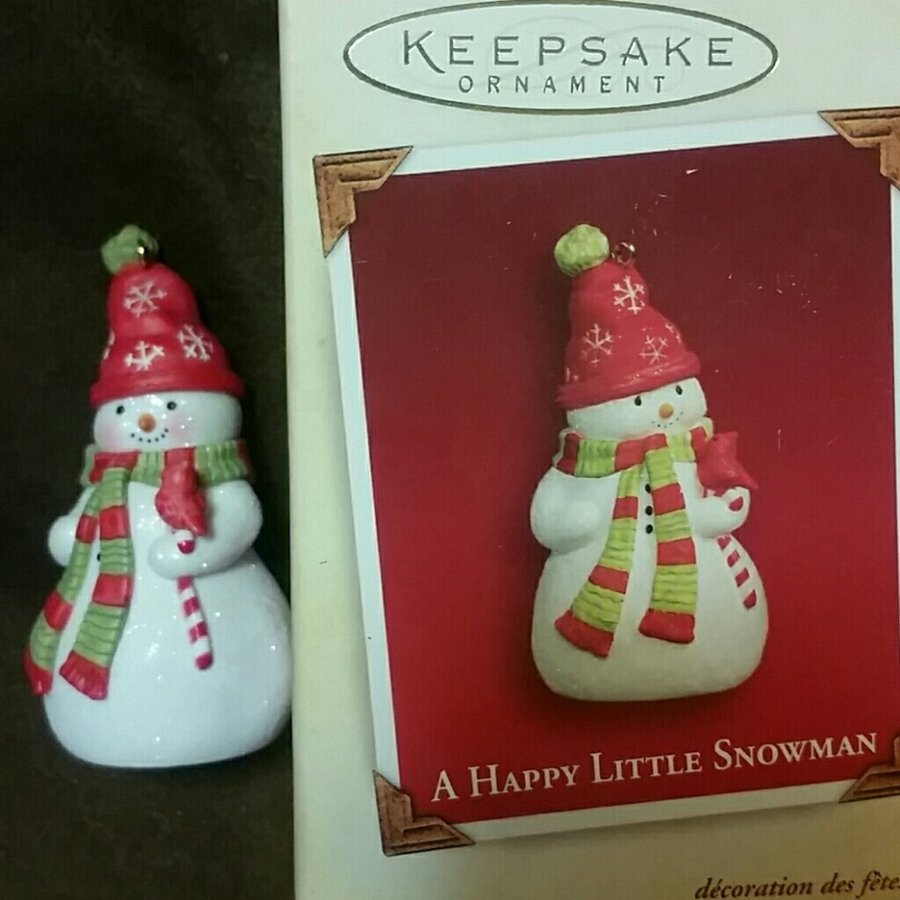 Hallmark "A Happy Little Snowman " ornament